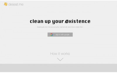 Διαγραφή όλων των λογαριασμών στο internet