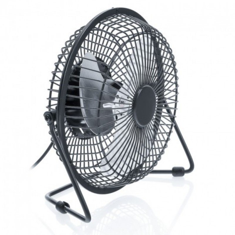 BB-819 USB METALLIC TABLE COOLER FAN BLACK ΑΝΕΜΙΣΤΗΡΑΣ ΜΑΥΡΟΣ QJ2-3