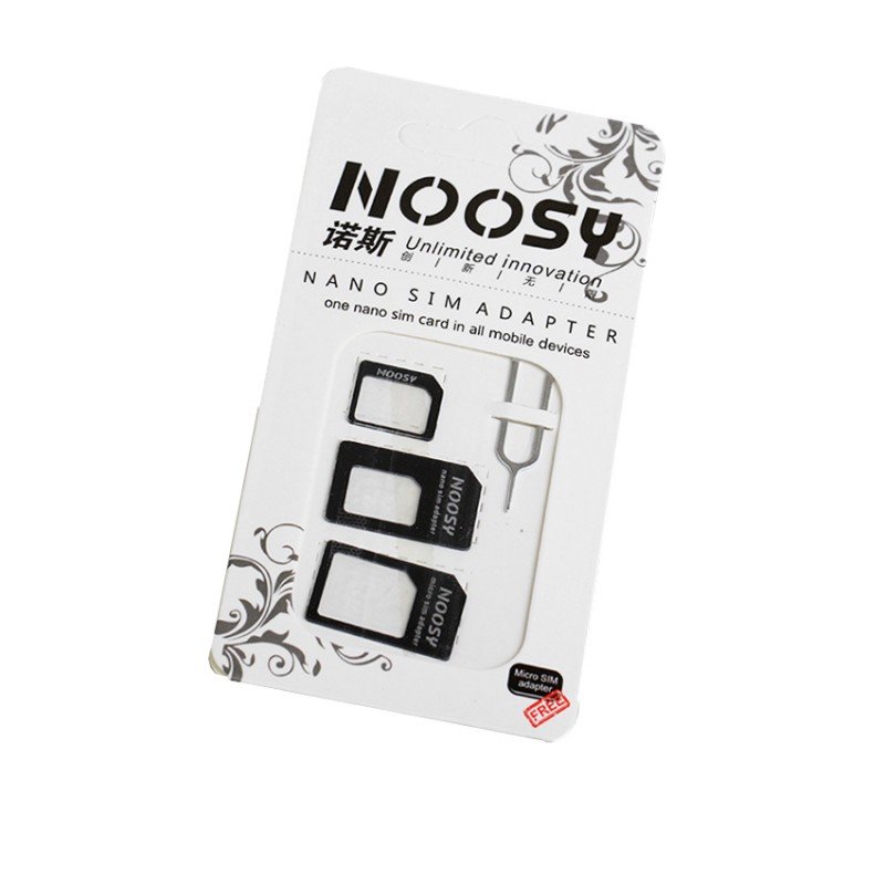 Sim Card Adaptor Black & Card Eject Pin Noosy Αντάπτορες Τηλεφωνικής Κάρτας 4855 SIM-001 Sim Card Adaptor Black & Card Eject Pin Noosy Αντάπτορες Τηλεφωνικής Κάρτας 4855 SIM-001