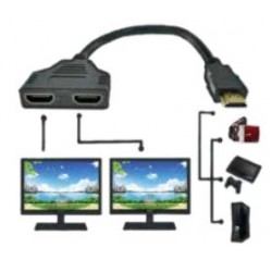 POWERTECH CAB-H053 HDMI 1.4 19pin 2 PORT SWITCH-SPLITTER ADAPTER M-F GOLD 0.30m MULTIMEDIA FULL HD COOPER 11.1.3 POWERTECH CAB-H053 HDMI 1.4 19pin 2 PORT SWITCH-SPLITTER ADAPTER M-F GOLD 0.30m MULTIMEDIA FULL HD COOPER 11.1.3