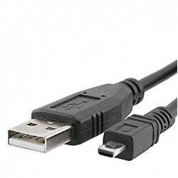 VALUELINE VLCP60801B2.00 USB 2.0 CABLE MALE TO USB MALE MICRO 8PIN 2m BLACK SAMSUNG VLCP 60801 B2.00