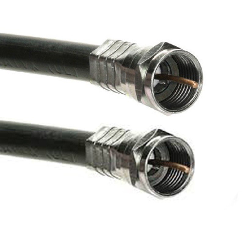 FTT1-032 ANTENA TV/SATELLITE WATERPROOF COAXIAL F CABLE 5m BLACK M/M ΚΑΛΩΔΙΟ ΚΕΡΑΙΑΣ ΑΔΙΑΒΡΟΧΟ ΟΜΟΑΞΟΝΙΚΟ ΜΑΥΡΟ RG6U FTT1-038