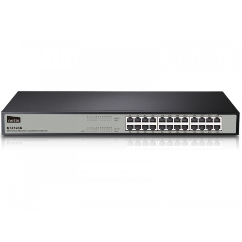 NETIS ST3124 24-PORT 10/100 RACK ETHERNET SWITCH NETIS ST3124 24-PORT 10/100 RACK ETHERNET SWITCH