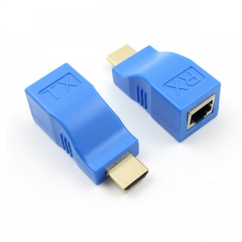 HDMI Extender 30m Over CAT5/6 1 X CABLE 1080p & 4K Προέκταση FTT14-016