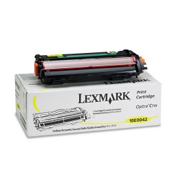 LEXMARK C-710 ORIGINAL TONER CATRIDGE YELLOW 10K 10E0042 LEXMARK C-710 ORIGINAL TONER CATRIDGE YELLOW 10K 10E0042
