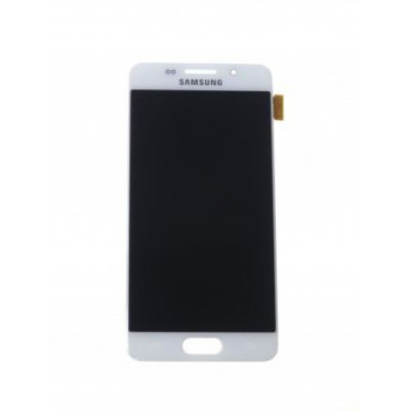 Οθόνη Samsung Galaxy A3 2016 SM-A310F GH97-18249A Original LCD & Touch FHD White Αυθεντική οθόνη & Τζάμι Αφής Λευκή