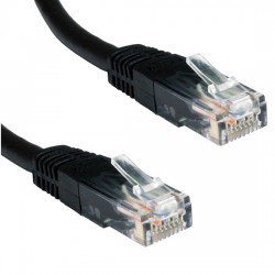 UTP ETHERNET CABLE 1m BLACK CAT 6 ΚΑΛΩΔΙΟ ΔΙΚΤΥΟΥ ΜΑΥΡΟ CAB-N073
