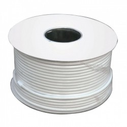 FTT2-004/TUBE ANTENA TV COAXIAL CABLE 100m WHITE ΚΑΛΩΔΙΟ ΚΕΡΑΙΑΣ ΟΜΟΑΞΟΝΙΚΟ ΛΕΥΚΟ ΚΟΥΛΟΥΡΑ RG6U 64