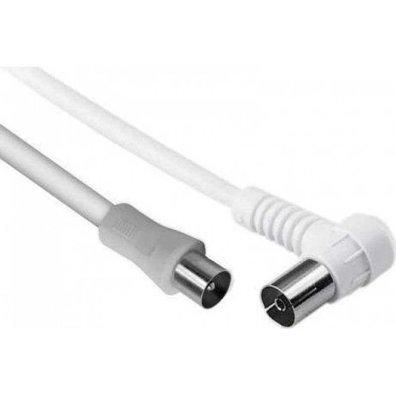 ANTENA TV COAXIAL CABLE M/F WHITE 1.5m ΟΜΟΑΞΩΝΙΚΟ ΚΑΛΩΔΙΟ ΚΕΡΑΙΑΣ ΛΕΥΚΟ ΓΩΝΙΑ POWERTECH CAB-V002 ANTENA TV COAXIAL CABLE M/F WHITE 1.5m ΟΜΟΑΞΩΝΙΚΟ ΚΑΛΩΔΙΟ ΚΕΡΑΙΑΣ ΛΕΥΚΟ ΓΩΝΙΑ POWERTECH CAB-V002