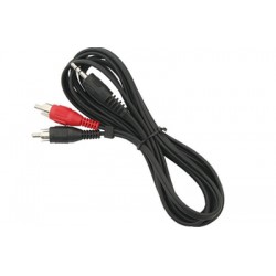 Jack Male 3.5 To 2 X RCA Male Audio Sound Cable 1.5m Καλώδιο Ήχου gm-cca-458-1.5m CABR007 Jack Male 3.5 To 2 X RCA Male Audio Sound Cable 1.5m Καλώδιο Ήχου gm-cca-458-1.5m CABR007