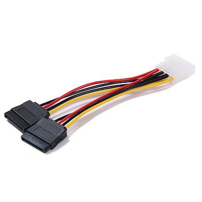 POWER CABLE INTERNAL 4 PIN TO 2 X SATA