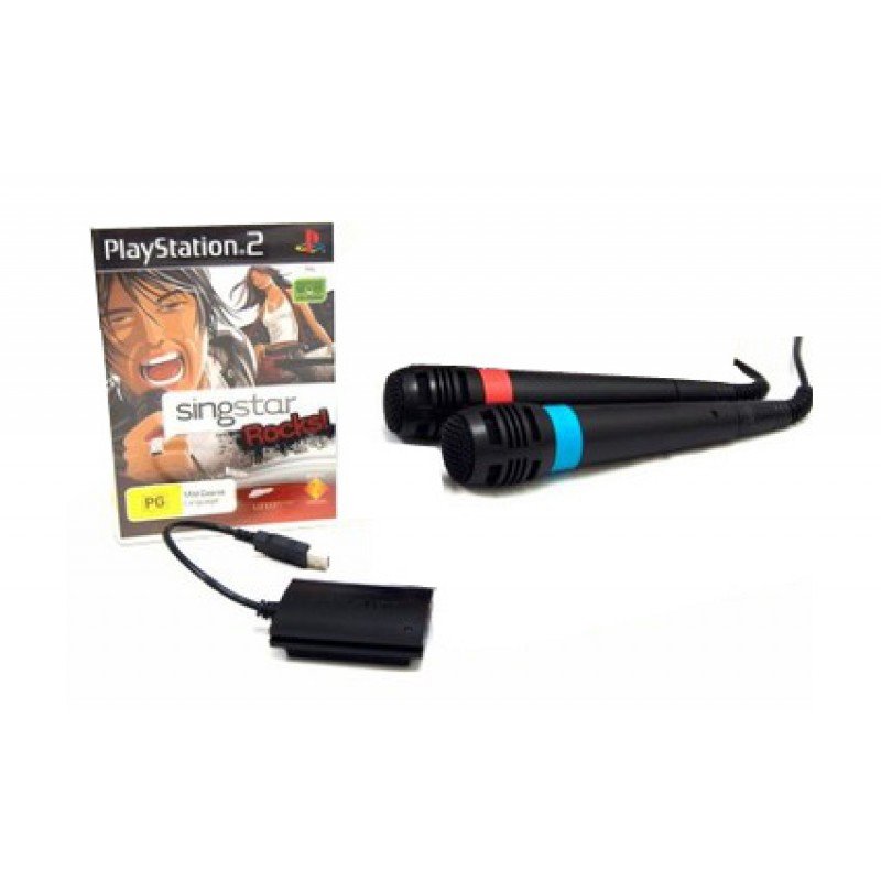 SINGSTAR ROCKS! + MICROPHONES (PS2)