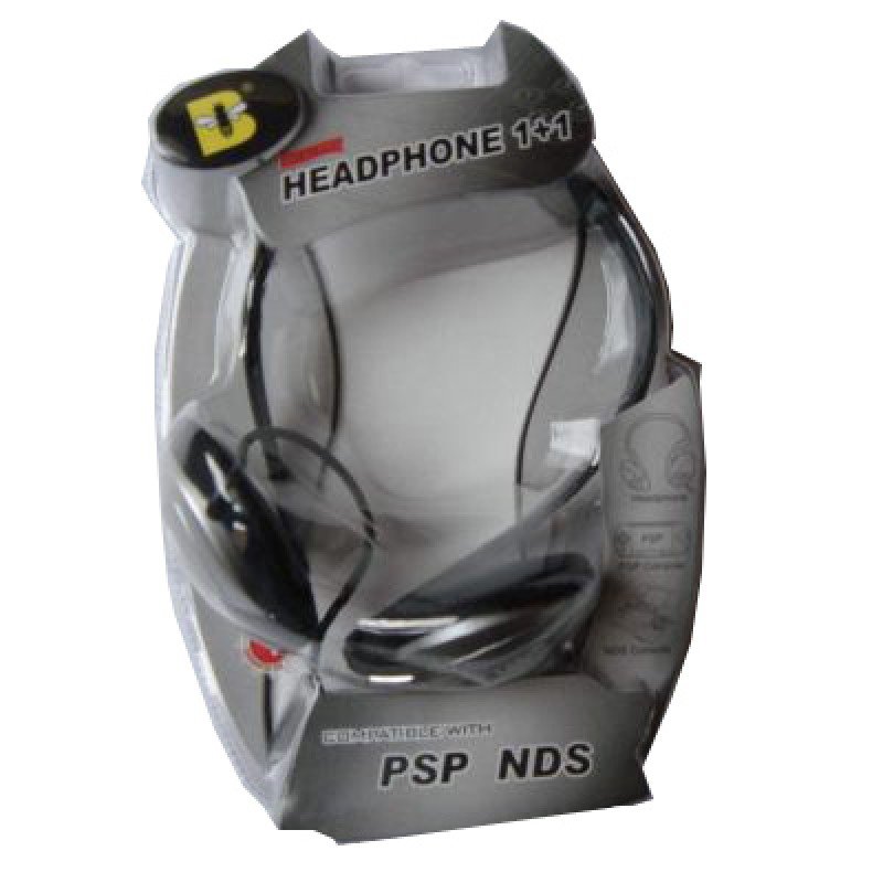 EARPHONES 3.5 SILVER/BLACK KILLER BEE TB-416 (PSP/PC/MP3)