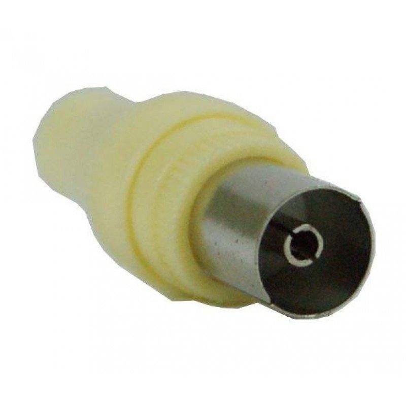 ADAPTOR TV CABLE FEMALE ADAPTER PAL 9.5mm ΤΕΛΙΚΟ ΒΥΣΜΑ ΘΥΛΗΚΟ ΜΠΕΖ N002F