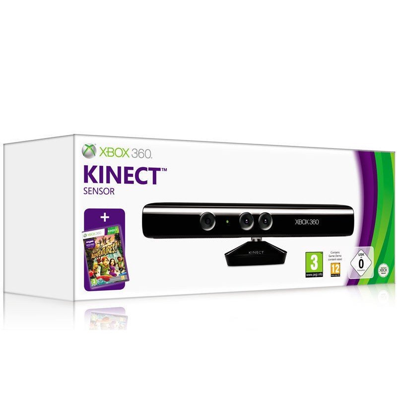 KINECT SENSOR BAR MICROSOFT XBOX & KINECT ADVENTURES GAME (360) KINECT SENSOR BAR MICROSOFT XBOX & KINECT ADVENTURES GAME (360)