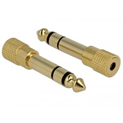 Ugreen Adapter Gold Jack 3.5 Stereo Female To Jack 6.3 Stereo Male