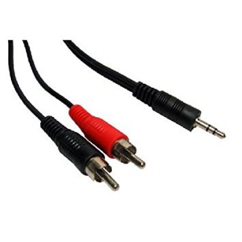 Jack Male 3.5 To 2 X RCA Male Audio Sound Cable 2.5m Καλώδιο Ήχου gm-cca-458-2.5m