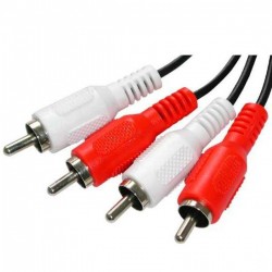 RCA CABLE 2 X MALE TO 2 X RCA MALE 2.5m AUDIO 11.99.433BR RCA CABLE 2 X MALE TO 2 X RCA MALE 2.5m AUDIO 11.99.433BR