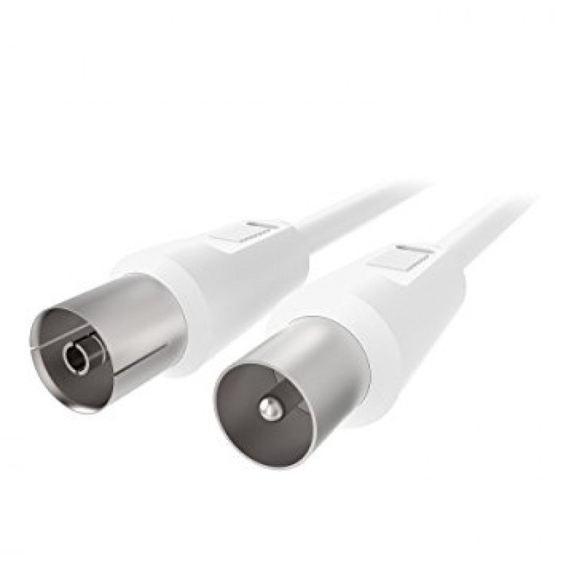 Καλώδιο Κεραίας Ομοαξωνικό Λευκό Antenna TV Coaxial Cable M/F White 1.5m FTT2-002 CX-S 1.5 Καλώδιο Κεραίας Ομοαξωνικό Λευκό Antenna TV Coaxial Cable M/F White 1.5m FTT2-002 CX-S 1.5