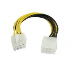 Extension Power Cable Internal 20cm 8pin Female To 8pin Male ATX CAB-W008 Προέκταση Τροφοδοσίας Extension Power Cable Internal 20cm 8pin Female To 8pin Male ATX CAB-W008 Προέκταση Τροφοδοσίας