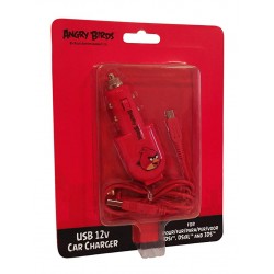 USB CAR POWER CHARGER ΤΡΟΦΟΔΟΤΙΚΟ ANGRY BIRDS RED 35220 (3DS/DSi/DSiXL)