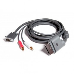 CABLE VGA HD AV COMPOSITE 2 X RCA STEREO & OPTICAL MICROSOFT XBOX X801257-100 -BULK- (360) CABLE VGA HD AV COMPOSITE 2 X RCA STEREO & OPTICAL MICROSOFT XBOX X801257-100 -BULK- (360)