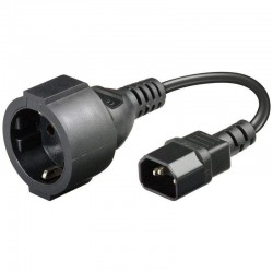 POWER CABLE CORD 0.15m EXTERNAL 3 PIN TO SUKO BLACK UPS ADAPTOR ΚΑΛΩΔΙΟ ΡΕΥΜΑΤΟΣ ΜΑΥΡΟ GOOBAY CABLE 93986 PC-SFC14M-01 (PC) POWER CABLE CORD 0.15m EXTERNAL 3 PIN TO SUKO BLACK UPS ADAPTOR ΚΑΛΩΔΙΟ ΡΕΥΜΑΤΟΣ ΜΑΥΡΟ GOOBAY CABLE 93986 PC-SFC14M-01 (PC)