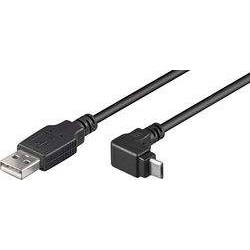 USB CABLE MALE TO USB MALE MICRO B 1,8m BLACK CABLE 95343 USB CABLE MALE TO USB MALE MICRO B 1,8m BLACK CABLE 95343