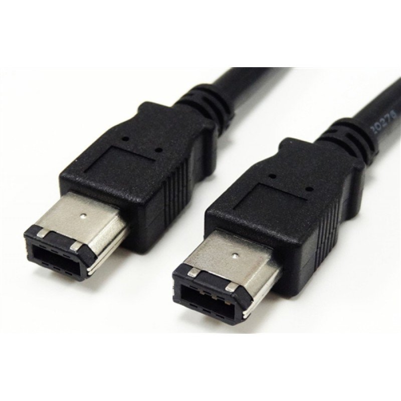 Cable Firewire 1394 6Pin Male To 6Pin Male 2m Black Valueline VLCP 62200B2.00