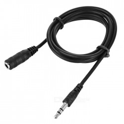 JACK 3.5 MALE TO JACK 3.5 FEMALE CABLE 3m VCOM CV202-3