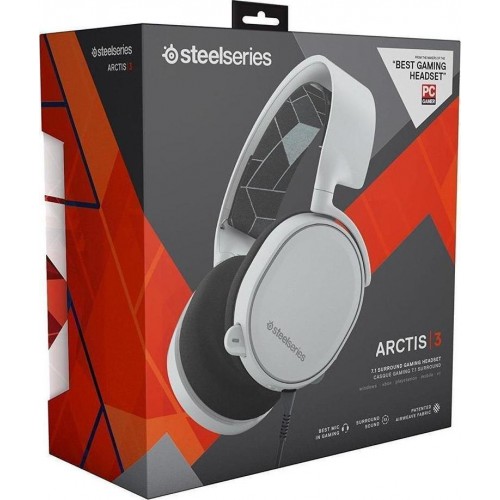 GAMING HEADSET FULLSIZE 7.1 MULTIMEDIA 3.5 WHITE STEELSERIES ARCTIS 3 2019 ΕΝΣΥΡΜΑΤΑ ΑΚΟΥΣΤΙΚΑ & ΜΙΚΡΟΦΩΝΟ (PC-MAC-PS4-XBOX ONE-SWITCH) GAMING HEADSET FULLSIZE 7.1 MULTIMEDIA 3.5 WHITE STEELSERIES ARCTIS 3 2019 ΕΝΣΥΡΜΑΤΑ ΑΚΟΥΣΤΙΚΑ & ΜΙΚΡΟΦΩΝΟ (PC-MAC-PS4-XBOX ONE-SWITCH)