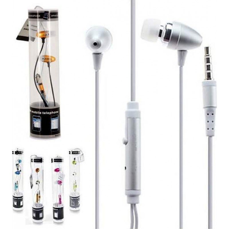 ΑΚΟΥΣΤΙΚΑ ΜΕ ΜΙΚΡΟΦΩΝΟ HEADSET & MICROPHONE HANDSFREE EARPHONES SILVER/WHITE iPHONE/SMART PHONE ΨΕΙΡΕΣ ΛΕΥΚΑ/ΑΣΗΜΙ YISON EX100-S ΑΚΟΥΣΤΙΚΑ ΜΕ ΜΙΚΡΟΦΩΝΟ HEADSET & MICROPHONE HANDSFREE EARPHONES SILVER/WHITE iPHONE/SMART PHONE ΨΕΙΡΕΣ ΛΕΥΚΑ/ΑΣΗΜΙ YISON EX100-S