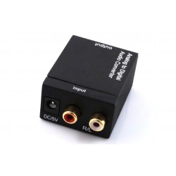 Analogue Audio Converter To Toslink Optical & SPDIF Μετατροπέας Αναλογικού Ήχου σε Ψηφιακό CVA-3005