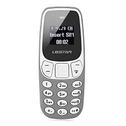 L8Star BM10 Mini Dual Sim Bluetooth Grey Kινητό Tηλέφωνο  Ελληνικό Μενού Γκρι
