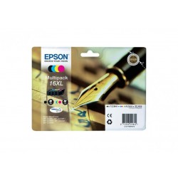 Epson 16XL Workforce WF-2750DWF Multi Pack (Black & 3 Colours) Σετ Μελάνια Μαύρο & Έγχρωμα C13T16364012 Epson 16XL Workforce WF-2750DWF Multi Pack (Black & 3 Colours) Σετ Μελάνια Μαύρο & Έγχρωμα C13T16364012