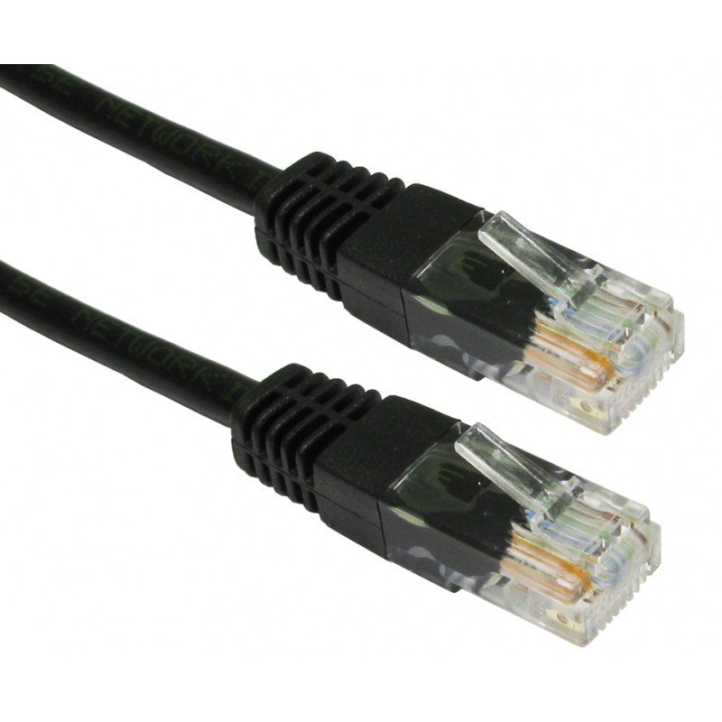 UTP ETHERNET CABLE 10m BLACK CAT 6 ΚΑΛΩΔΙΟ ΔΙΚΤΥΟΥ ΜΑΥΡΟ CAB-N077
