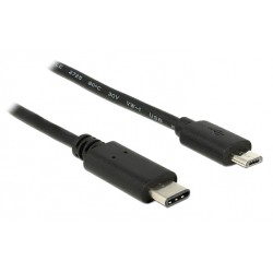 USB 2.0 Type C To Micro USB Cable Black 1m Powertech CAB-UC011 USB 2.0 Type C To Micro USB Cable Black 1m Powertech CAB-UC011