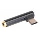 USB Type C Male To Jack 3.5 Female Adapter Black CAB-UC028 USB Type C Male To Jack 3.5 Female Adapter Black CAB-UC028