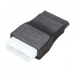 POWERTECH CAB-W013 ADAPTOR POWER SUPPLY MOLEX 4pin MALE TO SATA 15pin FEMALE CONNECTOR POWERTECH CAB-W013 ADAPTOR POWER SUPPLY MOLEX 4pin MALE TO SATA 15pin FEMALE CONNECTOR