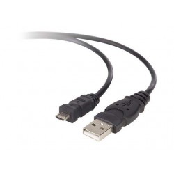 POWERTECH CAB-U001 USB A 2.0 CABLE MALE TO USB MALE B MICRO 1.8m BLACK NG-MICROUSB-2M POWERTECH CAB-U001 USB A 2.0 CABLE MALE TO USB MALE B MICRO 1.8m BLACK NG-MICROUSB-2M