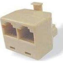 UTP ETHERNET ADAPTOR DOUBLE RJ 45 VCOM (1M TO 2 X F) CT253