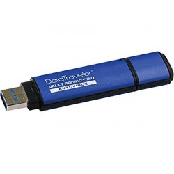 16Gb USB 3.0 VAULT PRIVACY ANTI VIRUS STICK BLUE KINGSTON DTVP30AV/16GB