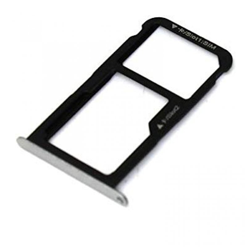 Βάση Κάρτας Διπλή Huawei P9 Lite 2017 - P8 Lite 2017 Μαύρη Sim Tray Black