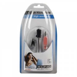 POWERTECH CAB-J034 MICROPHONE MINI MULTIMEDIA JACK 3.5 ΜΙΚΡΟΦΩΝΟ ΜΑΥΡΟ mic8