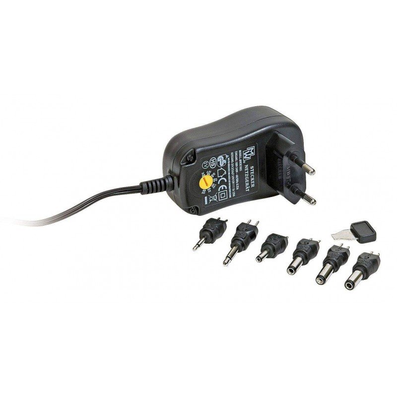POWER ADAPTOR 1000mA 3-12V DC MW3K10GS ΤΡΟΦΟΔΟΤΙΚΟ