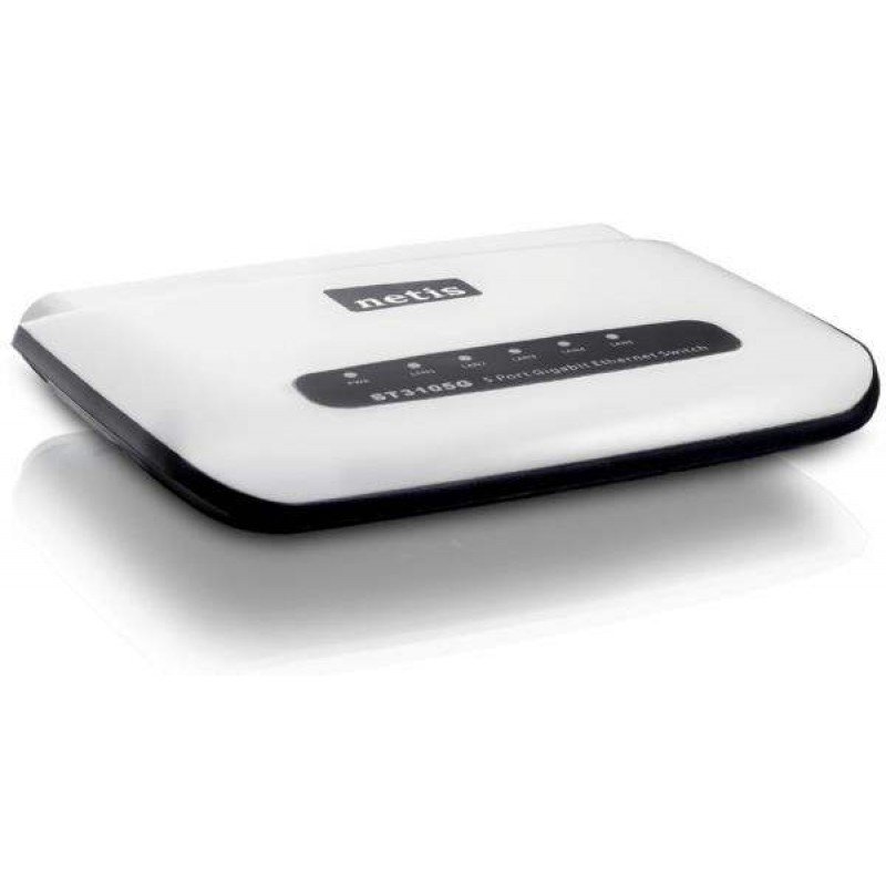 5-PORT GIGABIT 10/100/1000 ETHERNET SWITCH NETIS ST3105G