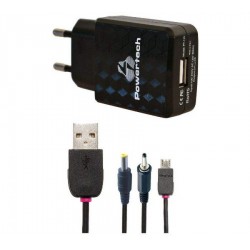 POWER ADAPTOR BLACK 3 X TIPS 5V 2A ΤΡΟΦΟΔΟΤΙΚΟ ΚΙΝΗΤΩΝ ΤΗΛΕΦΩΝΩΝ & TABLET PT-115