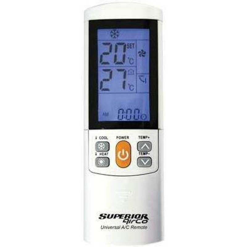 REMOTE CONTROL UNIVERSAL SUPERIOR AIR CO PLUS 2000 ΧΕΙΡΙΣΤΗΡΙΟ ΚΛΙΜΑΤΙΣΤΙΚΩΝ (AIRCONDITION)