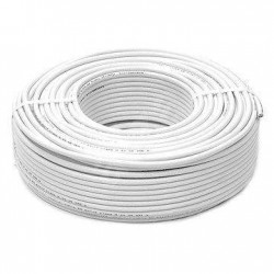 Καλώδιο Κεραίας Ομοαξωνικό Antena TV-SAT Coaxial CCS Cable 75Ohm White 100m RG6U-100 0494 