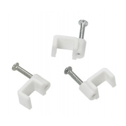 POWERTECH ROCA-001 FLAT 5mm/15mm WHITE ΡΟΚΑ ΛΕΥΚΑ [100 PACK] 